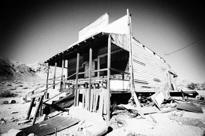 Rhyolite Mercantile, an abandoned general store