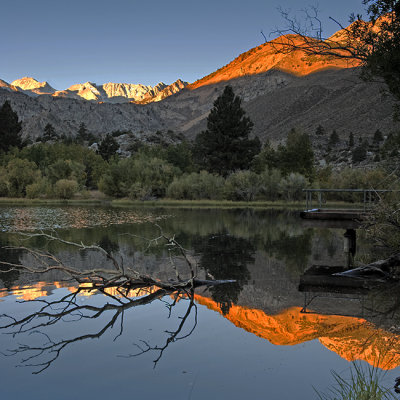 Alpine Glow on a Sierra Morning