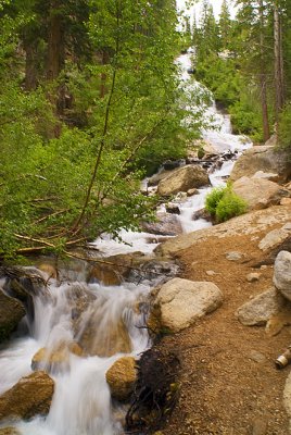 Waterfall under Mt Whitney