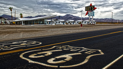 Route 66 at Roy's Motel
