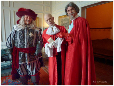 D'Atagnan, le Cardinal Rohan et Richelieu