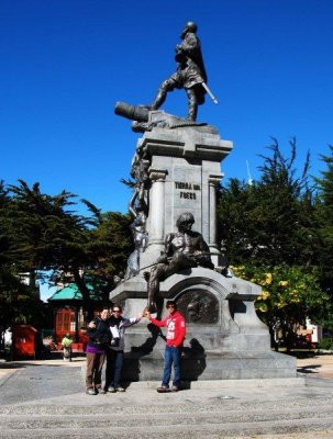Monument to Magellan. Punta Arenas, Chile