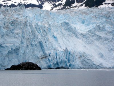 Glaciren Aialik, med alla frger