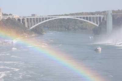 rainbow under the rainbow bridge