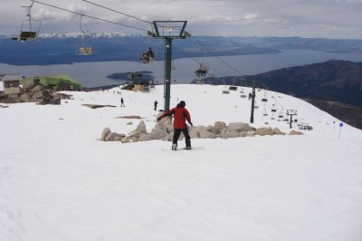 snowboard no Cerro Catedral