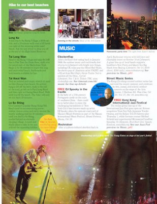 Clockenflap images in Timeout Sept/Oct 2009