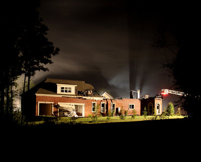 Lightning Struck House