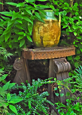 Urn on Table