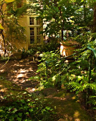 Approaching the House