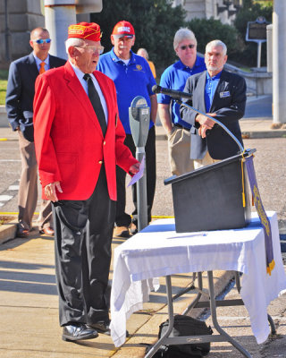 Redication of World War II Cenotaph