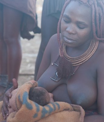 Mother and her newborn