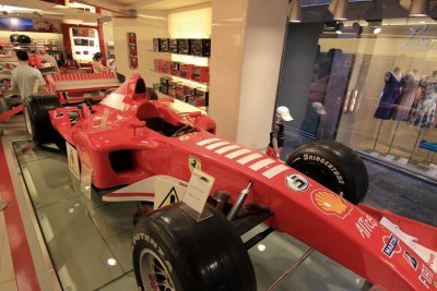At the Ferrari Store in Venice