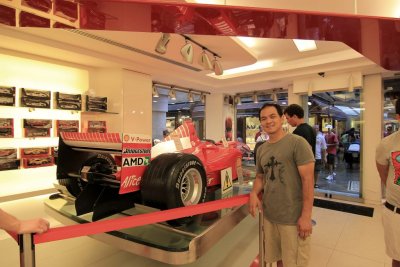 Michael Schumacher's car from the 2002 F1 season