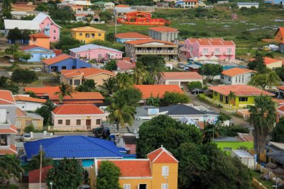 Colorful houses in Bonaire