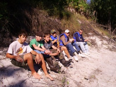 Boy Scouts on the November 2010 Canoe Tripjpg