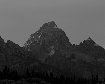 Sunset on the Mountain Black and White.jpg