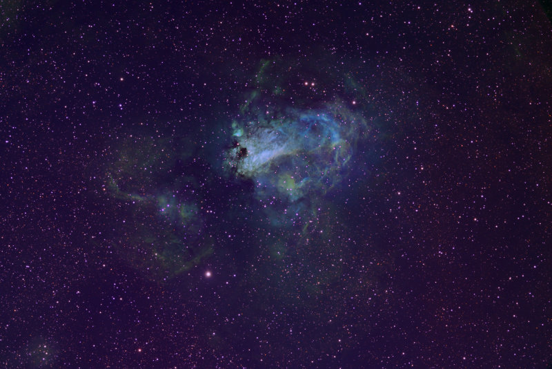 M17 SII Ha OIII