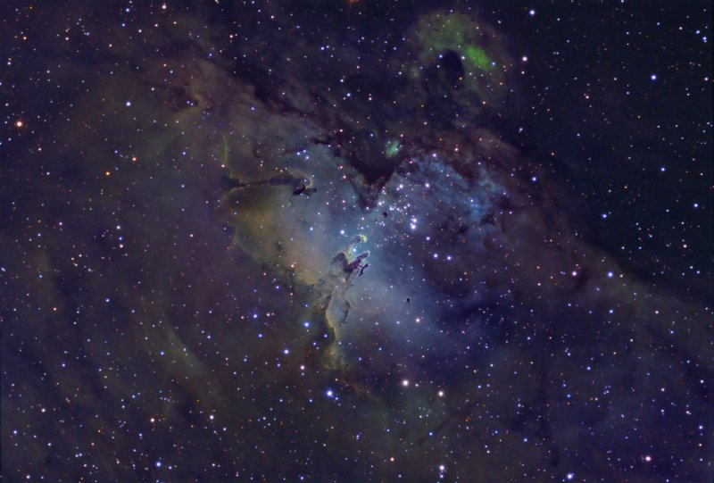 The Eagle Nebula - Full Size Image