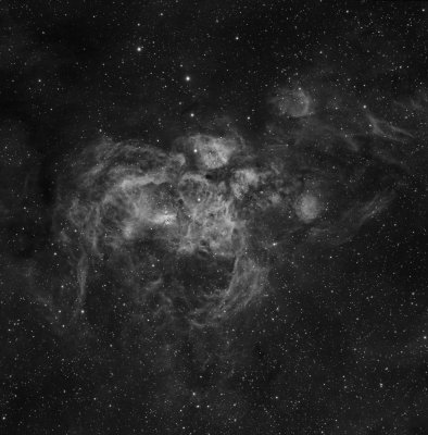 NGC 6357 Halpha Full Frame 2020 X 2020 (1.2meg)