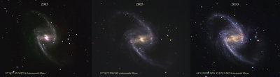 NGC 1365 a 7yr comparison