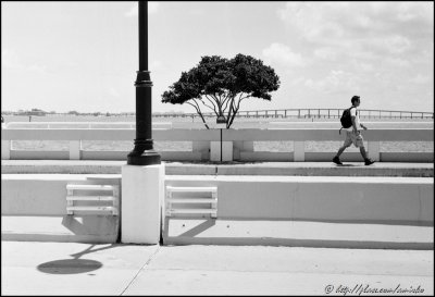 On the bridge to Brickell Key