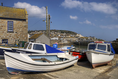 Boats In Mousehole