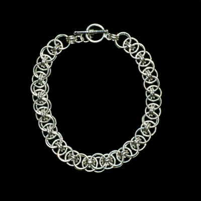 sterling parellel weave bracelet