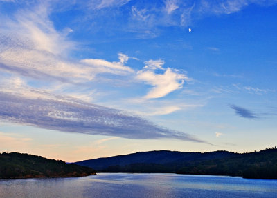 Crystal Springs Sky from Sawyer Camp Trail