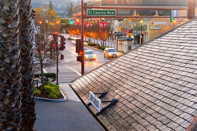 Downtown San Carlos from the train station