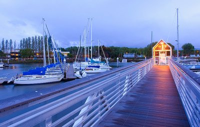 RWC Marina twilight dock