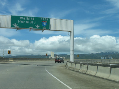WORLD IN MOTION: And finally, drove into Honolulu!