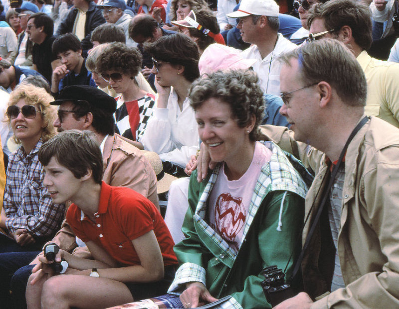 1984: A couple of rookies from Nashville (left) make their appearance.