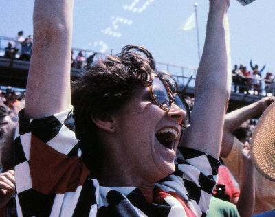 1983: Sneva takes the checkered flag!