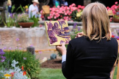 San Juan Capistrano, CA.  An artist's perspective.