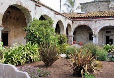 San Juan Capistrano, CA Mission interior