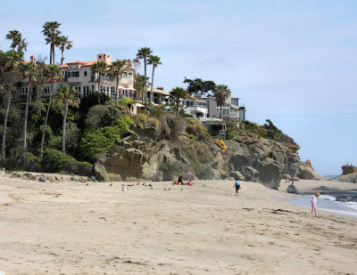 Houses overlooking Laguna Beach