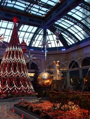 Christmas Display in the Bellagio Conservatory