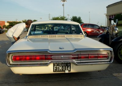 66 T-Bird - Check out the bumper sticker in the rear window!