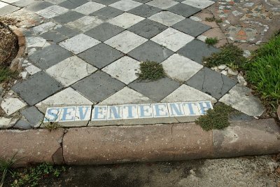 Curb and Ornamental Sidewalk - 17th @ Sealy