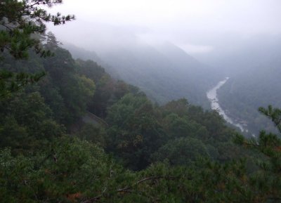 Wet Fog Over the New River Gorge