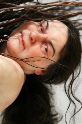 Ron Mueck Sculpture - Woman With Sticks