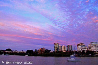 Brisbane City Sunset