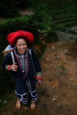 Going to the market in Sapa.
