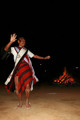Elder Naga Dancing Around the Bonfire