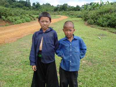 Boys in Houaphanh province