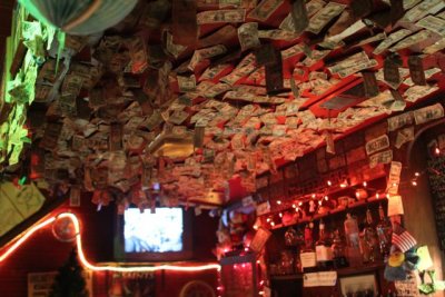 The Ceiling Over The Bar At The Apple Barrel