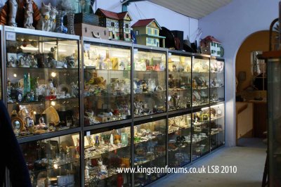Antiques Shop on the Old London Road, first floor cabinets