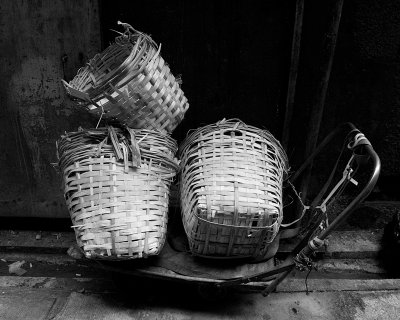 Baskets off a little alley