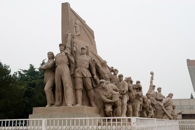 Famous statue Tiananmen Square