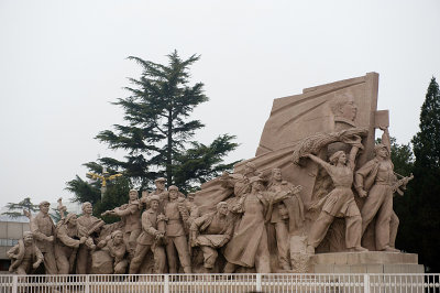 Famous statue Tiananmen Square